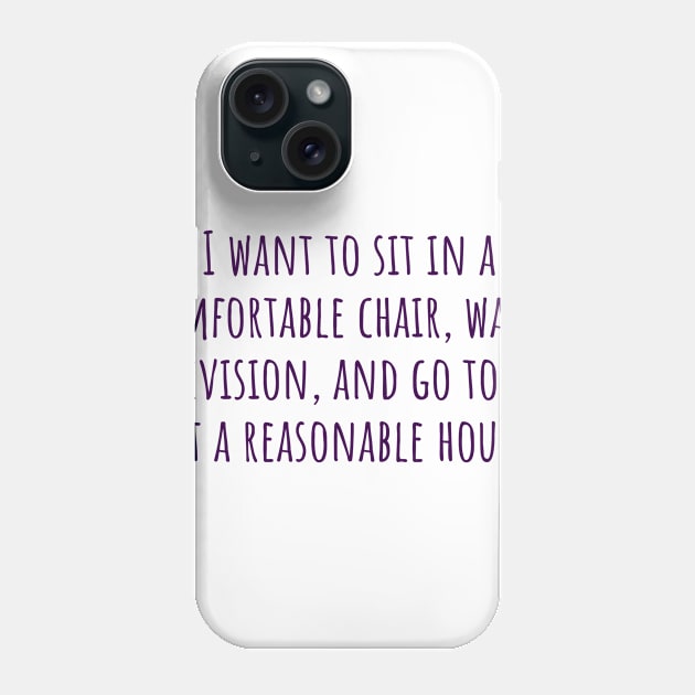 Reasonable Hour Phone Case by ryanmcintire1232