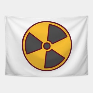 Warning Symbol, Nuclear Radiation Symbol Tapestry