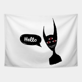 Hello darkness Tapestry