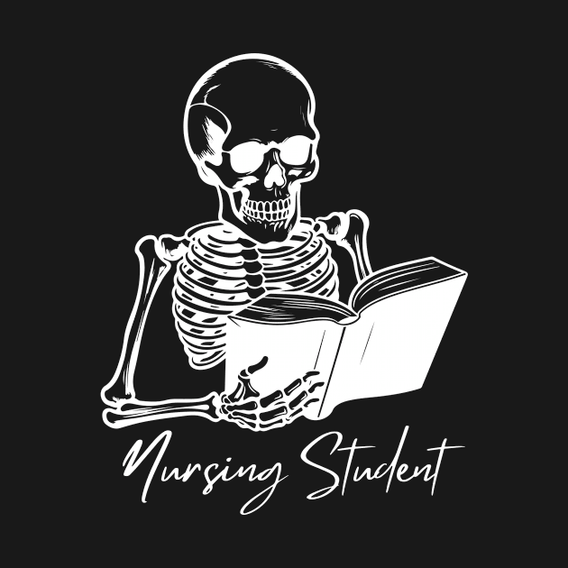 Nursing Student Skeleton by A Reel Keeper