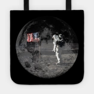 Buzz Aldrin Flag Tote