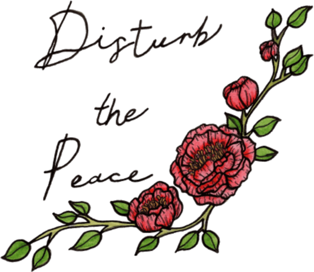 Disturb the Peace Kids T-Shirt by cheyroseart