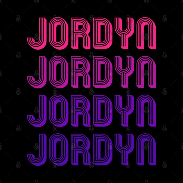 Jordyn - Retro Minimal Line Pattern by Fusti