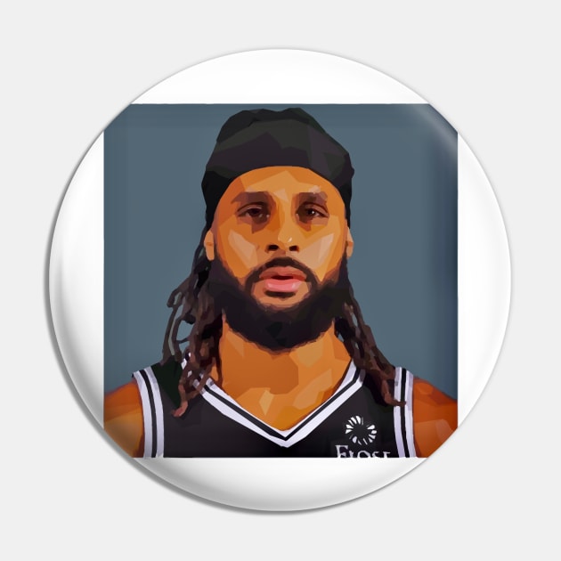 Patty Mills Pin by Playful Creatives