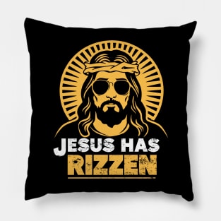 Jesus Has Rizzen Pillow