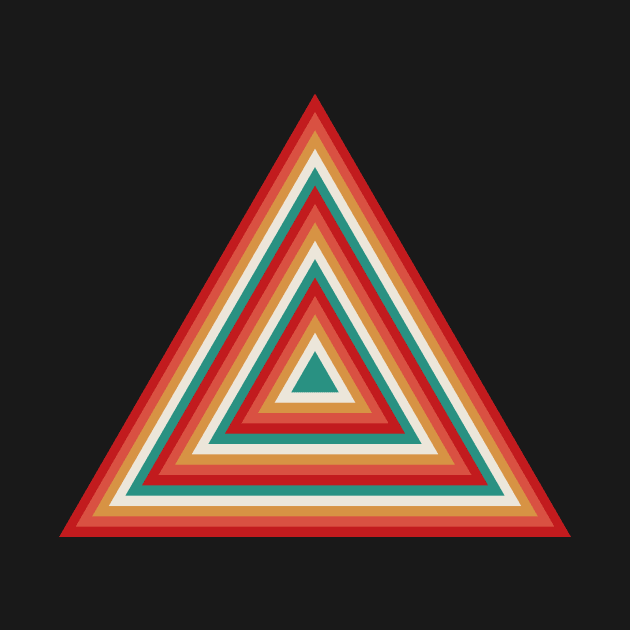 Retro Pop Triangle by n23tees