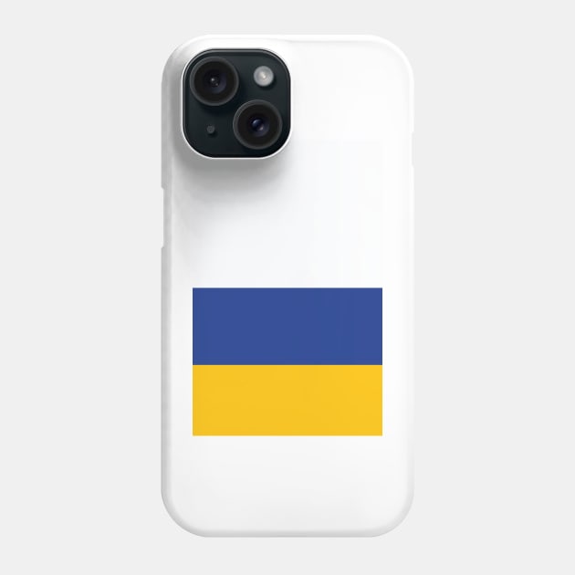 Leeds Tricolour White Blue Yellow Phone Case by Culture-Factory