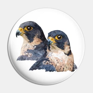 Peregrine falcon Pin