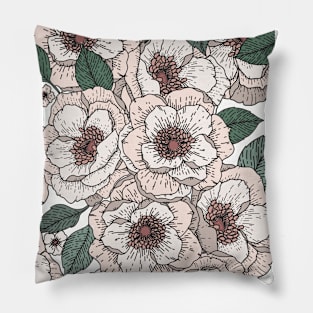 Flowers in april Pillow