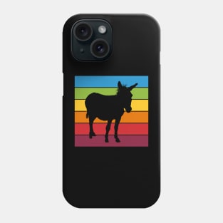 Rainbow Donkey Phone Case