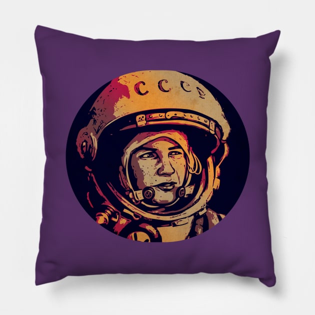 Soviet Cosmonaut Session Pillow by CTShirts