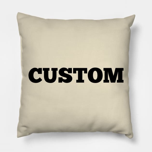 Custom Pillow by Menu.D