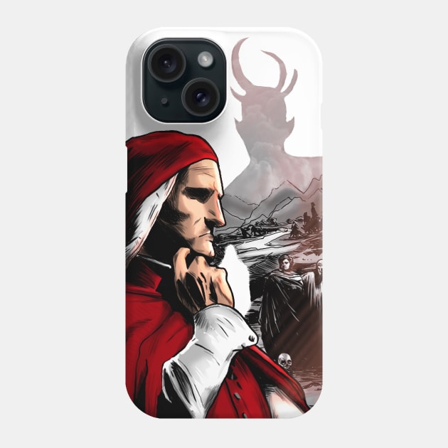 Dante Phone Case by Davide Lopez Art