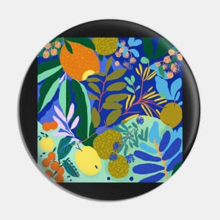 Fruits and flowers Pin