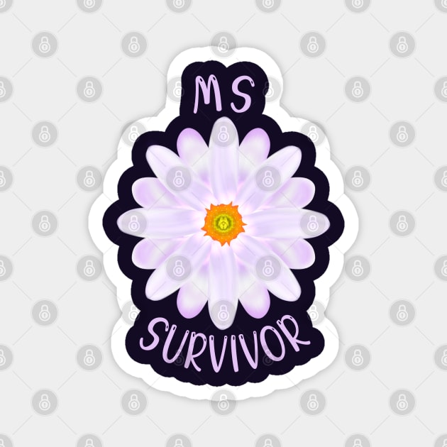 MS Survivor Magnet by MoMido