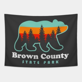 Brown County State Park Camping Bear Nashville Indiana Tapestry