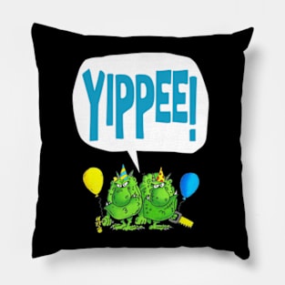 Yippee (black) Pillow