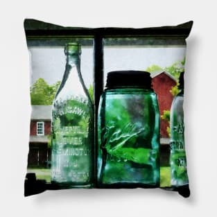 Bottles and Canning Jars Pillow