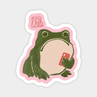 Ugh Matsumoto Hoji Frog Art Print Magnet