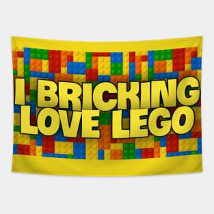 I BRICKING LOVE LEGO Tapestry