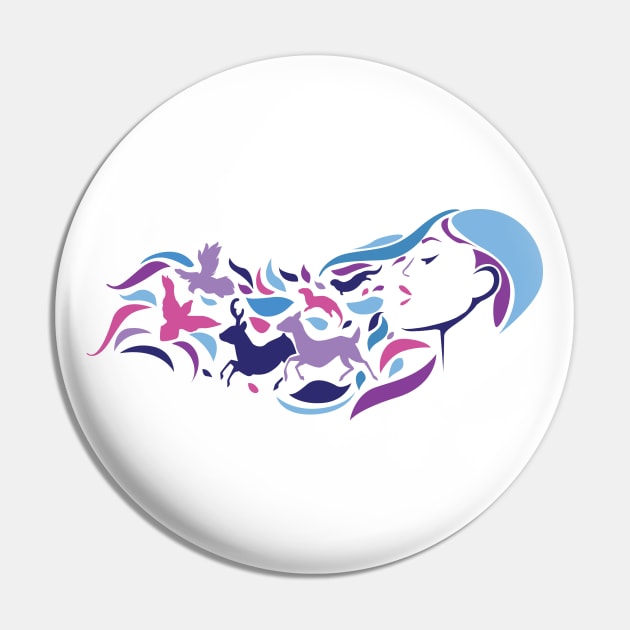 Colors of the Wind Pin by SurefootDesigns