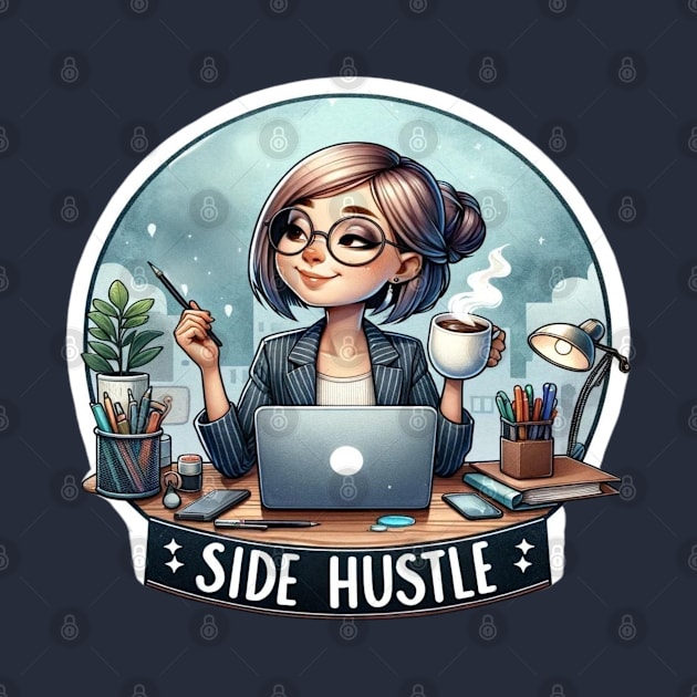 Side Hustle - Work From Home - Entrepreneur by The Global Worker