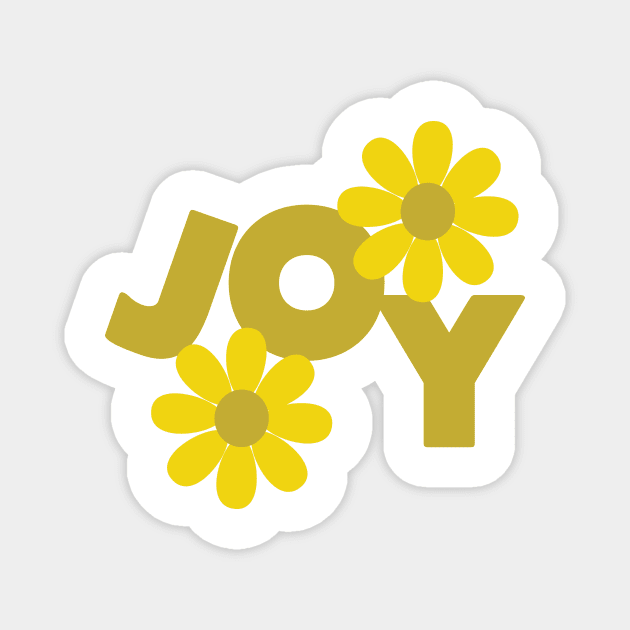 Joy (yellows) Magnet by Elizabeth Olwen