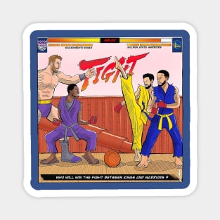 BASKETBALLART -FIGHT SEMI FINALS Magnet