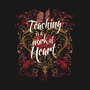 Work of Heart (Gold & Red) T-Shirt