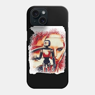 Sci-fi Robot art design Phone Case