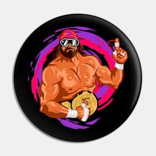 Macho Man Winner Pin