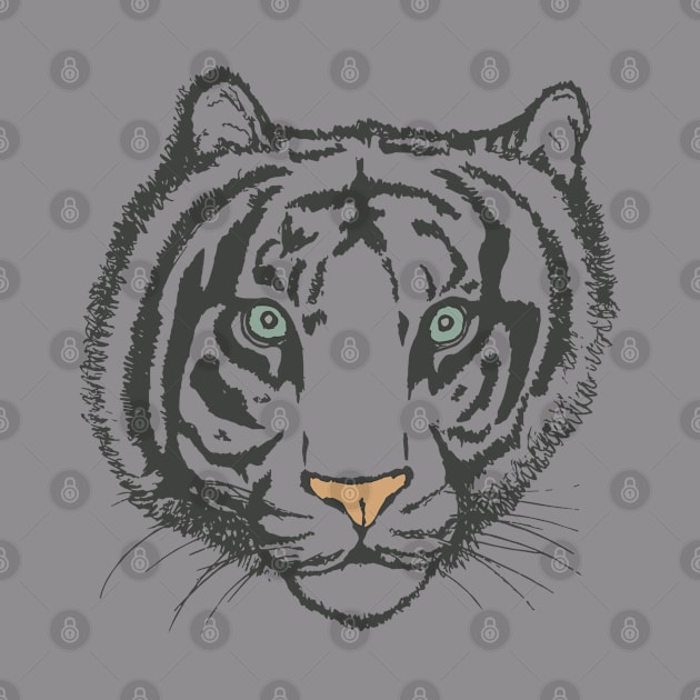 Tiger Illustration by One Creative Pup