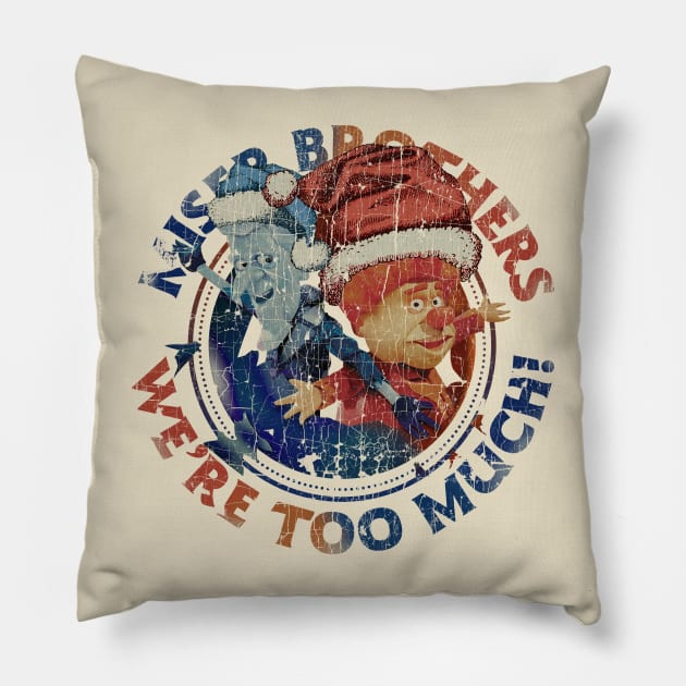 HEAT MISER BROTHERS VINTAGE Pillow by kakeanbacot