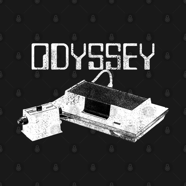 Magnavox Odyssey Home Video Gaming System Vintage Distressed Retro Design by Joaddo