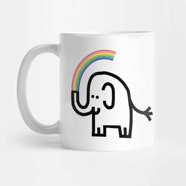 White Elephant Mug