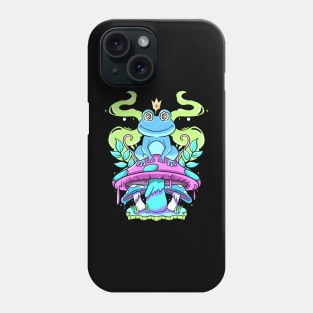 Frogs And Mushrooms Frog Aesthetic Frog Prince Fungi Frog Phone Case