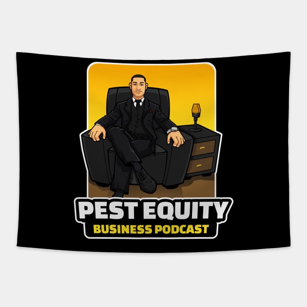 PEBP Yellow! Tapestry by Pest Equity Business Podcast