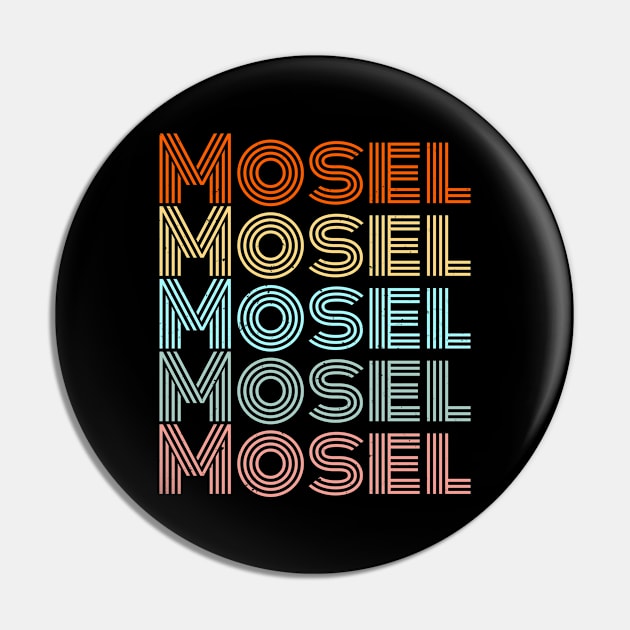 Mosel Retro Style Pfälzer Moselaner Pin by Foxxy Merch