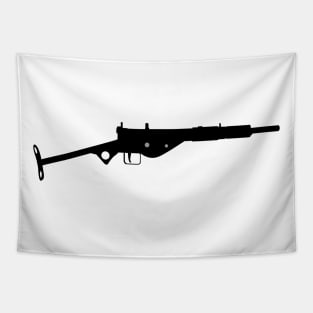 STEN Sten MK II Historical 1941 British sub machine gun Tapestry