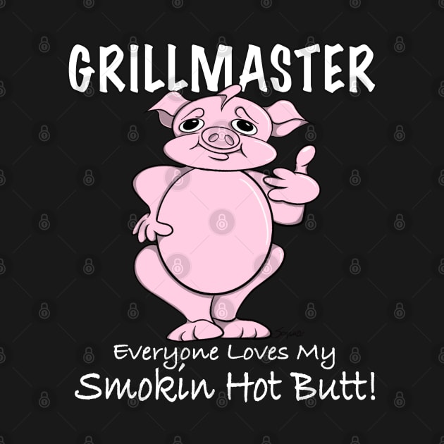 Funny GRILLMASTER Grill BBQ Smoker Fan by ScottyGaaDo