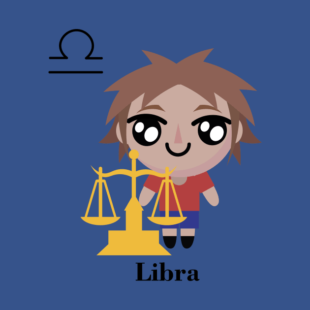 Libra Boy Cute Zodiac Sign by MikaelSh