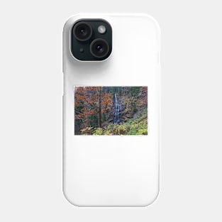 Waterfall in the mountains early November Phone Case