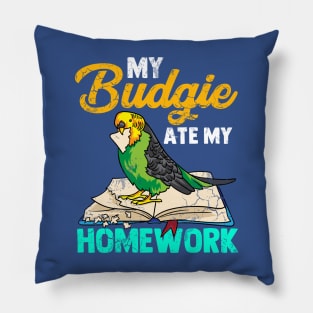 My Budgie Ate My Homework Pillow