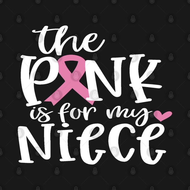 Breast Cancer Patient Gifts, I Dress Pink For My Niece by hugandmug