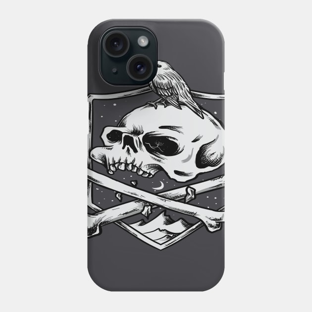 skull Phone Case by Abostore