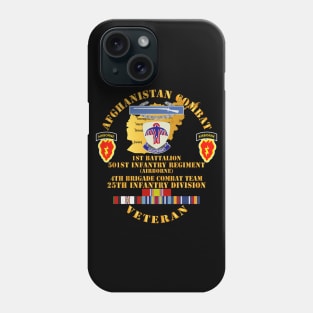 Afghanistan - Vet - 1st Bn 501st -4th BCT 25th ID w AFGHAN SVC Phone Case