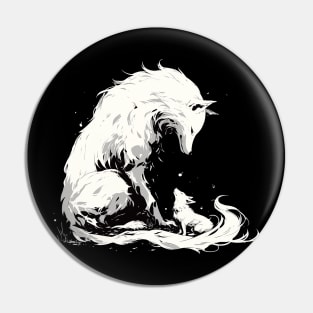wolf family Pin