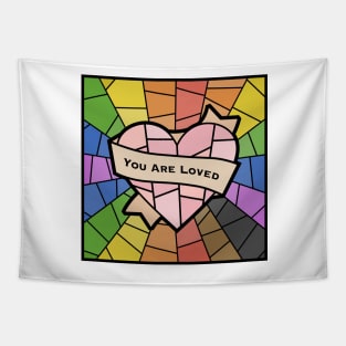 You Are Loved Pride (rainbow) Tapestry