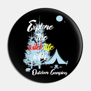 Explore the wildlife outdoor camping Pin