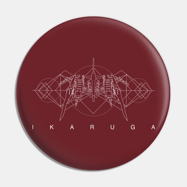 Ikaruga Geometric Pin by JMADISON